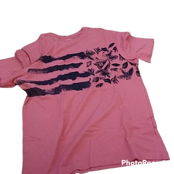 Cremieux Men's Graphic SS Tee Shirt 38 Logo Crest Orange & Black Cotton  NWT Sm - Picture 1 of 11
